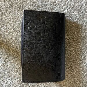 Cute Black Monogram Wallet